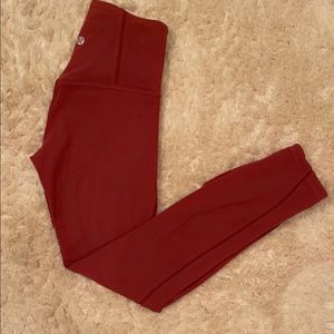 Lululemon Nulu Mesh Panels High rise tight 25” NWOT